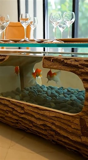 He Turned a LOG into a FISH TANK?! 😱