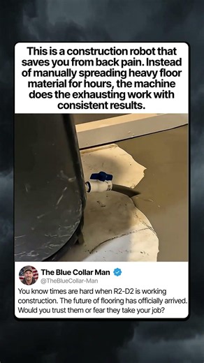 THE FLOORING ROBOT IS HERE