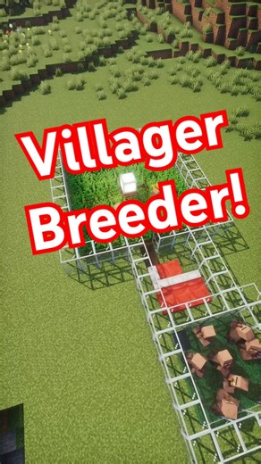 Best Minecraft Villager Breeder! #minecraft #minecraftbuilding #minecraftshorts #minecrafttutorial