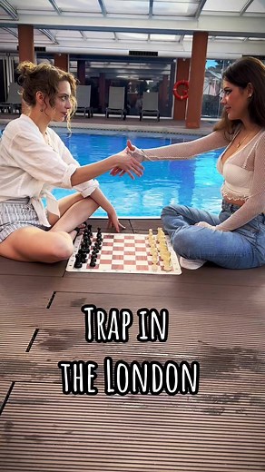 Chess Loser Takes a Splash in the Pool