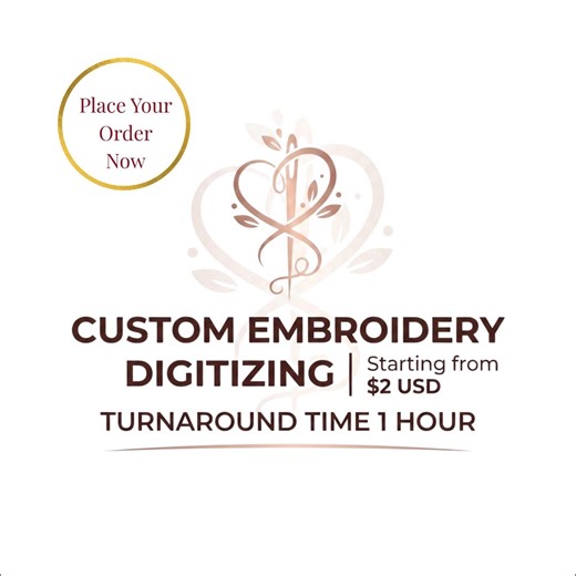 Custom Embroidery Digitizing Services | Logo Digitizing | Image Digitization | Custom Patches | Design Digitizing - Etsy