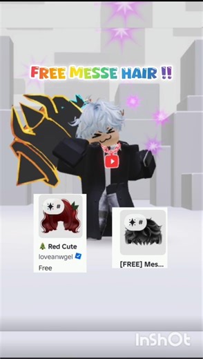 Free Messe hair 😱 . Limited time items. in roblox #roblox