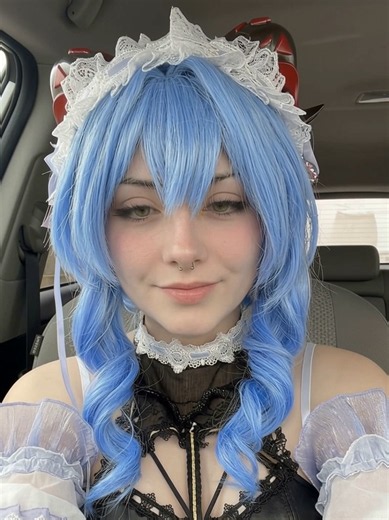 yeah lol . . . #ganyu #kikumori #usa #cosplaygirls #viral | Ganyu Cosplay Genshin