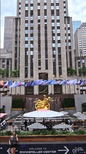 Rockefeller Center in Summer – No Ice, Just Fountains & NYC Vibes (2026) #rockefellerplaza
