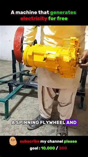 A Machine That Generates Free Elecrticity! ⚡#Electricity #FreeEnergy #DIYGenerator