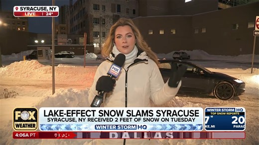 HISTORIC SNOWFALL: Syracuse was slammed with 2 feet snow yesterday, as it marked the second snowiest day on record, causing a hectic day for crews trying to keep the roads safe. FOX Weather Correspondent Katie Byrne is back in Syracuse with a recap and update on the conditions as even more snow is expected: #newyork #snow #syracuse #winterstorm #foxweather | FOX Weather