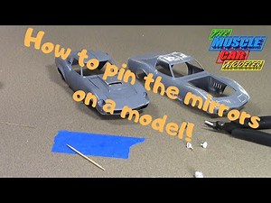 How To: Pinning the mirrors on your model car!