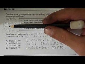 Instalações hidráulicas - dimensionamento de reservatórios superior, inferior e reserva de incêndio