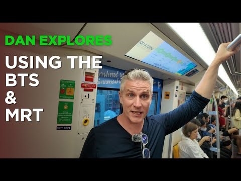 MRT and BTS (Subway and Skytrain) in Bangkok