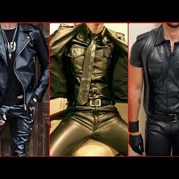 Latest and Stunning latex outfits for men's // Men's latex clothing ideas