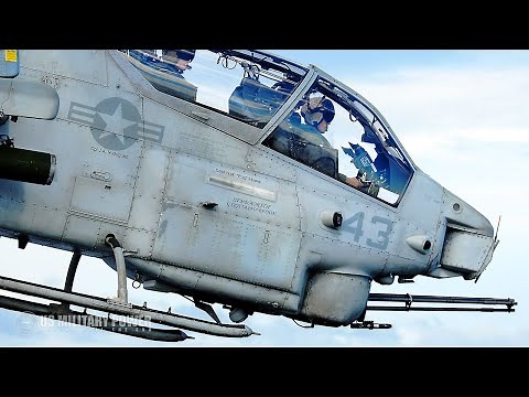 Scary! UH-1Y Venom and AH-1Z Viper in Action