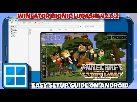 MINECRAFT STORY MODE : S2 (PC) on ANDROID | Winlator Bionic v2.6.2 Performance Test | 8sGen3 + 8GB