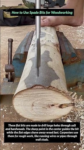 How to Use Spade Bits for Woodworking