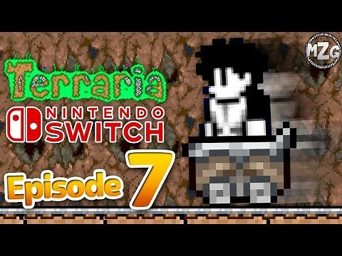 Terraria Nintendo Switch Gameplay Walkthrough - Part 7 - Minecart Adventure!