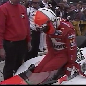 1994 - Al Unser, Jr. qualifies THE BEAST on pole. 4-lap avg. 228.011 mph and 1-lap high of 229.481 mph. | Indianapolis Motor Speedway Museum