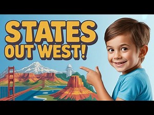 Learn the Western States in 3 Minutes! Fun Educational Song