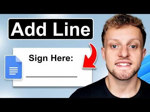 How To Add Signature Line in Google Docs (Step By Step)