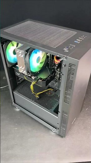 Intel i5-12400F🥶 with GTX1650🥵 #pcbuild ASMR #shorts #gamingpc