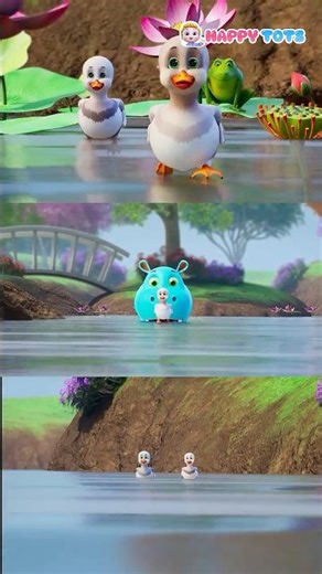 5 Little Ducks | Nursery Rhymes & Kids Songs | Happy Tots