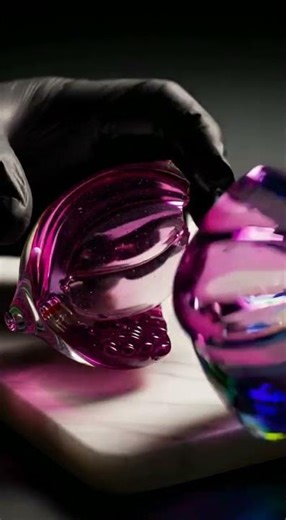 Cutting Glass Fruite ASMR 🍇 #ai #aiart #asmr #glasscutting #satisfying #asmrsounds