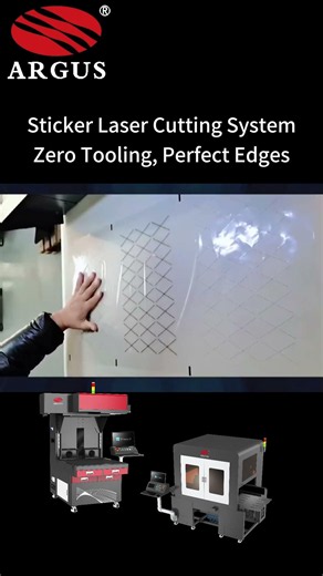 Digital Sticker Label Laser Cutting Solution | ARGUS LASER