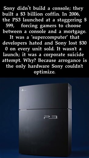 The PS3 Was Sony’s Biggest Scam 🤡💸 #shorts #tech