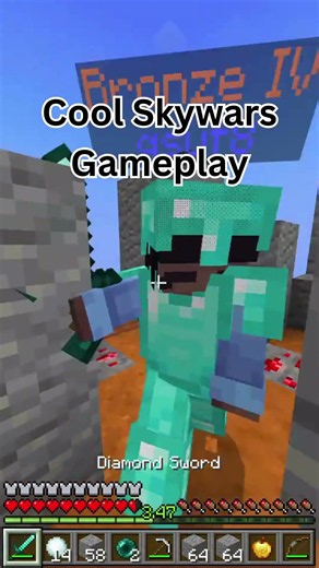 Cool Skywars Gameplay #minecraft