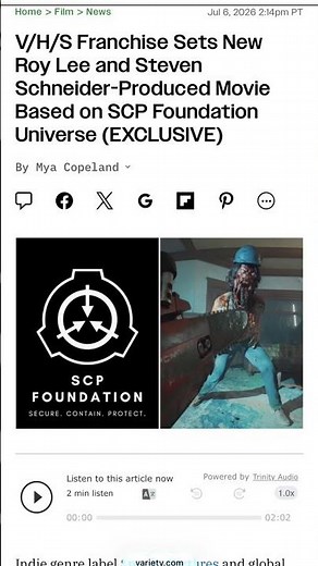 SCP MOVIE REAL HOLY [REDACTED] - V/H/S: SCP COMING IN 2027 #scp #scpfoundation #drsherman