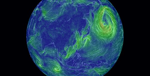 風の動きを可視化する「Tokyo Wind Map」がバージョンアップ、世界版「Earth」が公開 - BRIDGE（ブリッジ）