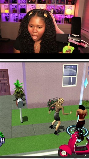 the AUDACITY of this sim 💀 #sims #funny #shorts