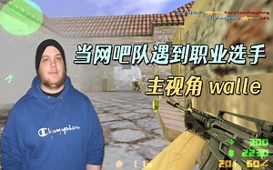 CS世界大赛 听说，你们想看职业哥打混战，CS大仙walle稀有录像！
