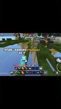 defeating the green team in bedwars in blockmango #bedwars #shorts #gaming