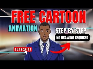 Free Cartoon Animation tutorial || No Experience Needed || No Drawing Required #seo #cartoon