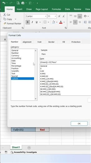 Custom Format In Excel 2026#excel #exceltips #exceltricks #spreadsheet #excel