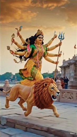 दुर्गा पूजा #shortsfeed #youtubeshorts #durgapuja #navratristatus #matarani #serawali #bhaktisong