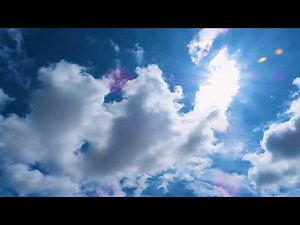 【倍速】4kキレイな青空と雲と太陽の動き