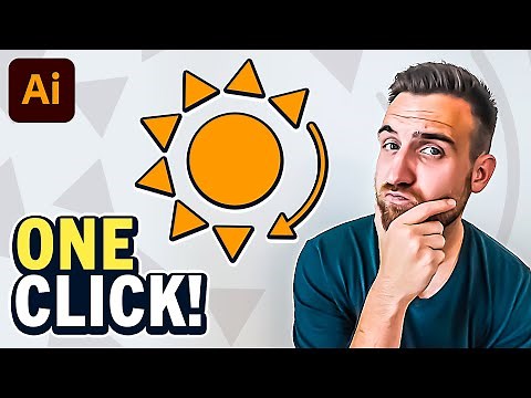 How to Duplicate Objects Around a Circle in Illustrator in ONE CLICK (Tutorial)