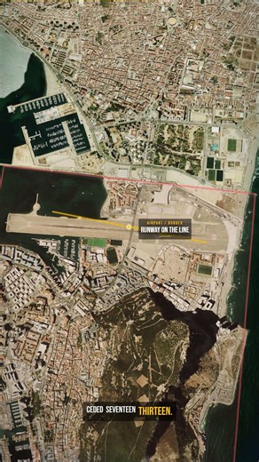 Britain Owns a Rock on Spain's Coast (Gibraltar) #Shorts