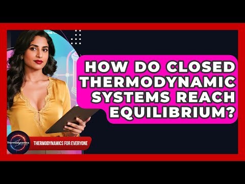 How Do Closed Thermodynamic Systems Reach Equilibrium? - Thermodynamics For Everyone