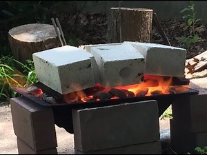 How not to straighten a cast iron part.