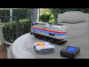 Testing stations with LEGO Amtrak