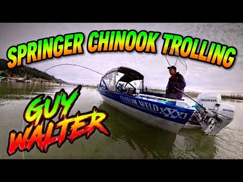 Spring Chinook Fishing Willamette River Multnomah Channel - Cut Plug Herring (No Bite Today)