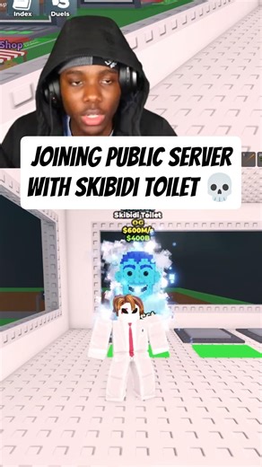 Joining PUBLIC server with Diamond Skibidi 💀