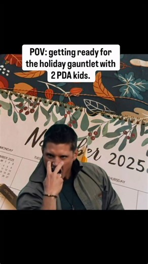 35 reactions · 3 comments | The holidays are upon us, folks. The season between Halloween and my older PDA son’s bday in January is what we call “the gauntlet” in my home (feel free to borrow the term ) My younger PDA son’s bday is in November. Here we go! | At Peace Parents | Facebook