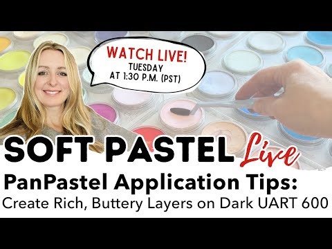 PanPastel Application Tips: Rich, Buttery Layers on UART 600 Dark Paper