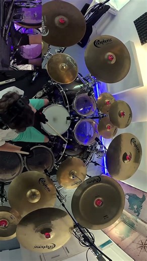 BEAST IN BLACK | BLIND AND FROZEN | DRUM COVER | BOSPHORUS CYMBALS #shorts #drumfill