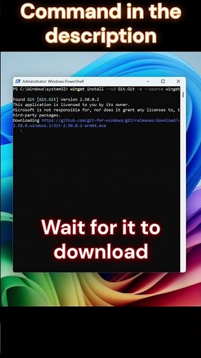 How to install GitHub using WinGet #winget #windows #software