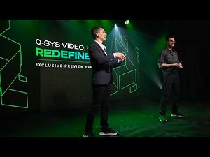 NVM Series Launch Preview Event ("Q-SYS Video Redefined")