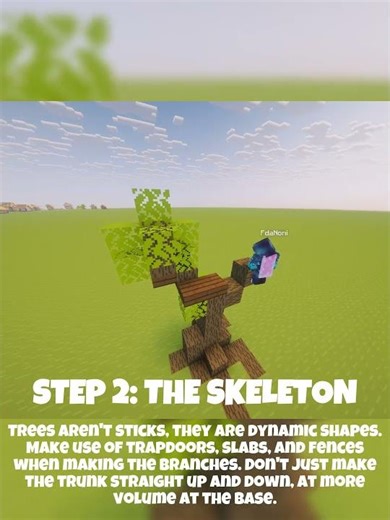 Simple Minecraft Apple Tree Tutorial | MINECRAFT | #building #minecraft