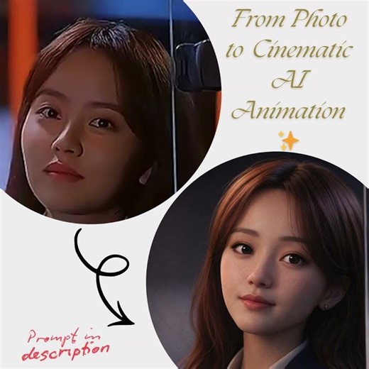 From Photo to 3D Cinematic AI Animation ✨